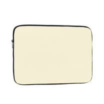 Laptop Sleeve Bag Compatible For iPad MacBook Air Pro Tablet Computer PC notebook Protective Fit in 10/12/13/14/15/16/17 inch Size Cornsilk WHITE