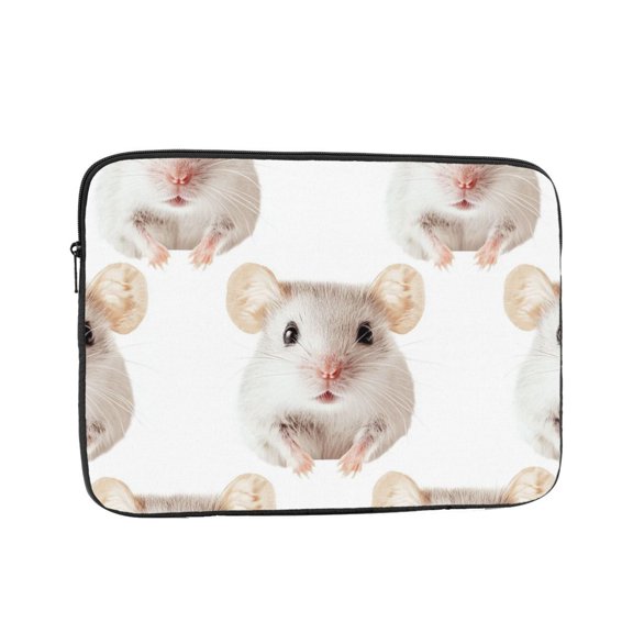 Laptop Sleeve Bag Compatible For iPad MacBook Air Pro Tablet Computer PC notebook Protective Fit in 10/12/13/14/15/16/17 inch Size Cute Mouse