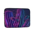 thumbnail image 1 of Laptop Sleeve Bag Compatible For iPad MacBook Air Pro Tablet Computer PC notebook Protective Fit in 10/12/13/14/15/16/17 inch Size Neon Cactus (14), 1 of 5