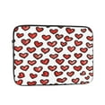thumbnail image 1 of Laptop Sleeve Bag Compatible For iPad MacBook Air Pro Tablet Computer PC notebook Protective Fit in 10/12/13/14/15/16/17 inch Size Red Hearts (3), 1 of 5