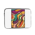 thumbnail image 1 of Laptop Sleeve Bag Compatible For iPad MacBook Air Pro Tablet Computer PC notebook Protective Fit in 10/12/13/14/15/16/17 inch Size groovy hippie 60s, 1 of 5