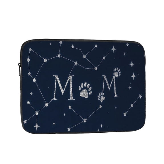 Laptop Sleeve Bag Compatible For iPad MacBook Air Pro Tablet Computer PC notebook Protective Fit in 10/12/13/14/15/16/17 inch Size Celestial map 'MOM' letter
