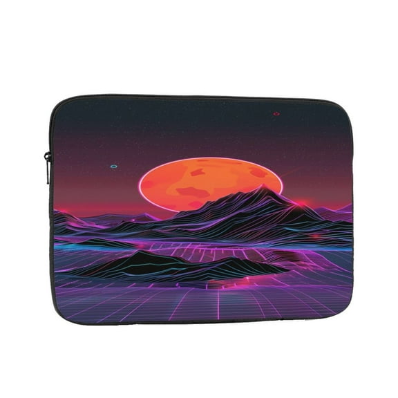 Laptop Sleeve Bag Compatible For iPad MacBook Air Pro Tablet Computer PC notebook Protective Fit in 10/12/13/14/15/16/17 inch Size Neon River Velly Cyber (7)