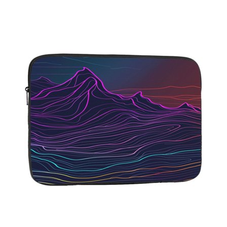 Laptop Sleeve Bag Compatible For iPad MacBook Air Pro Tablet Computer PC notebook Protective Fit in 10/12/13/14/15/16/17 inch Size Neon Valley Cyber Future (10)