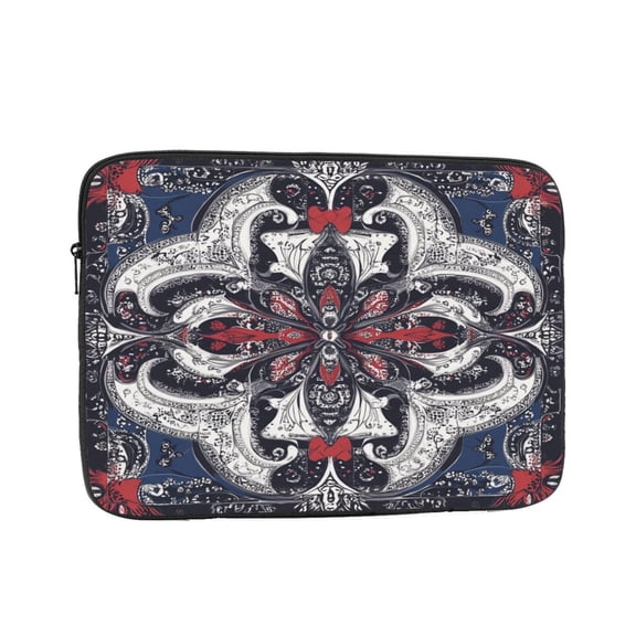 Laptop Sleeve Bag Compatible For iPad MacBook Air Pro Tablet Computer PC notebook Protective Fit in 10/12/13/14/15/16/17 inch Size bandana paisley (1)