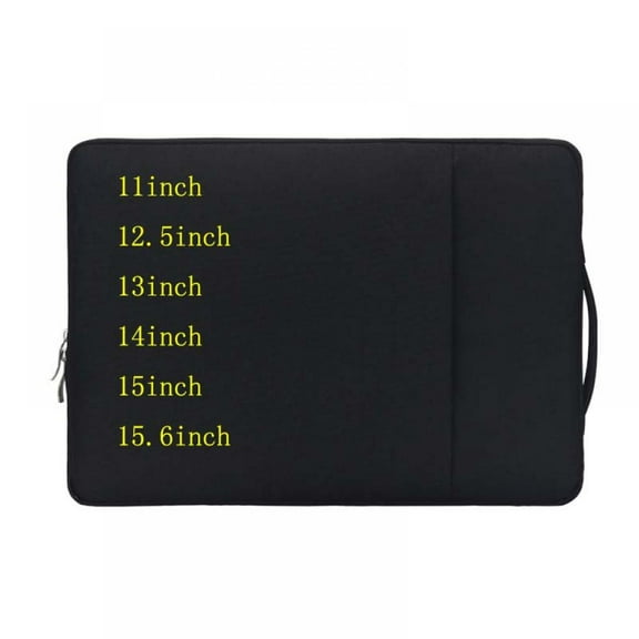 Laptop Sleeve Bag Compatible with 11/12.5/13/14/15/15.6 inch MacBook Pro, MacBook Air, Notebook Computer, Water Repellent Polyester Protective Case