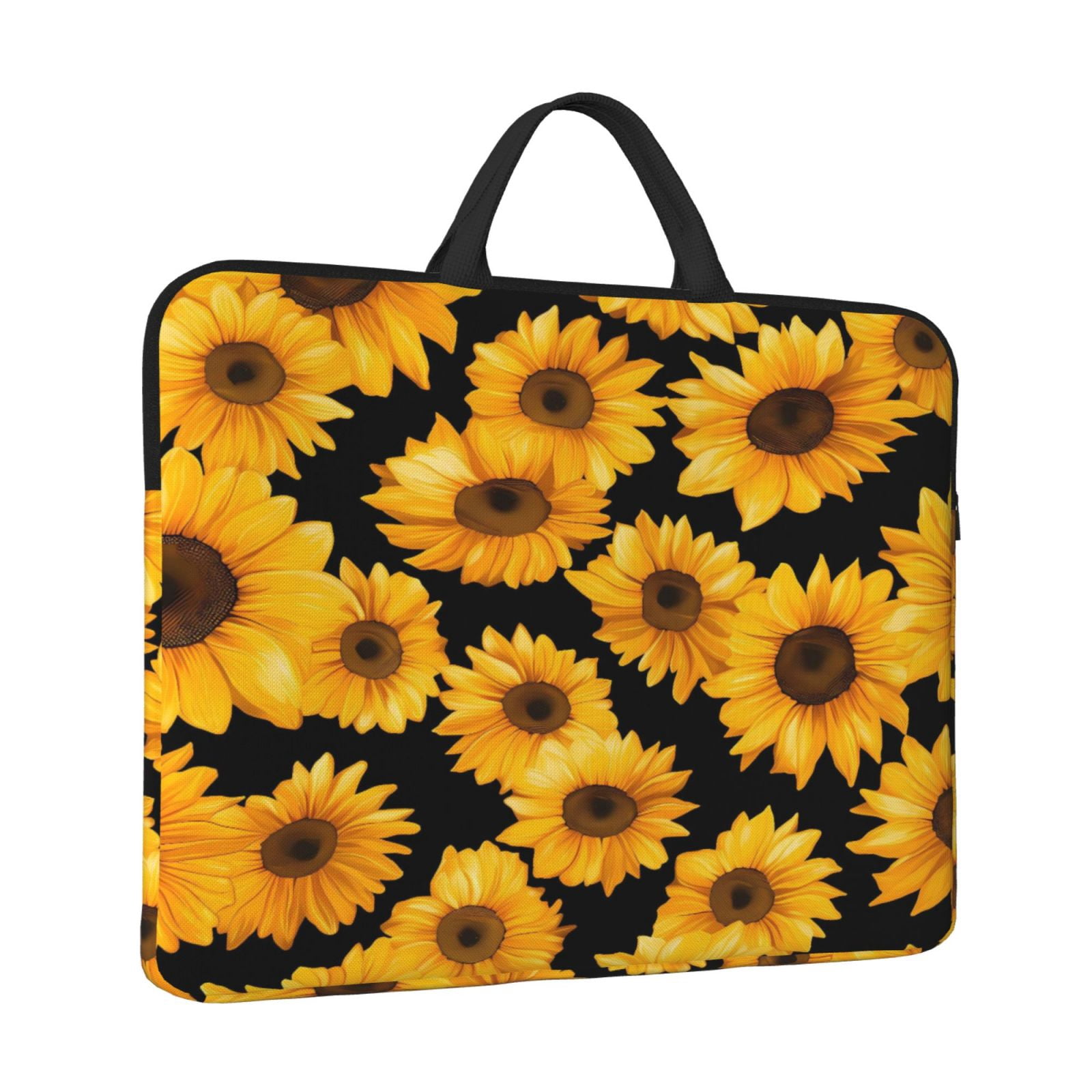 Laptop Sleeve Bag For Women Men 14inch Waterproof Durable Protective Computer Carrying Cover Handle Laptop Case Bag Sunflower