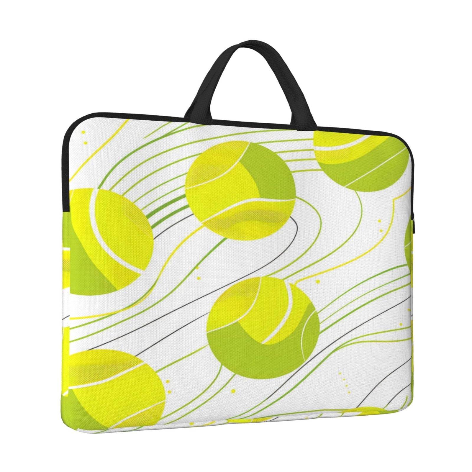 Laptop Sleeve Bag For Women Men 14inch Waterproof Durable Protective Computer Carrying Cover Handle Laptop Case Bag Tennis Theme
