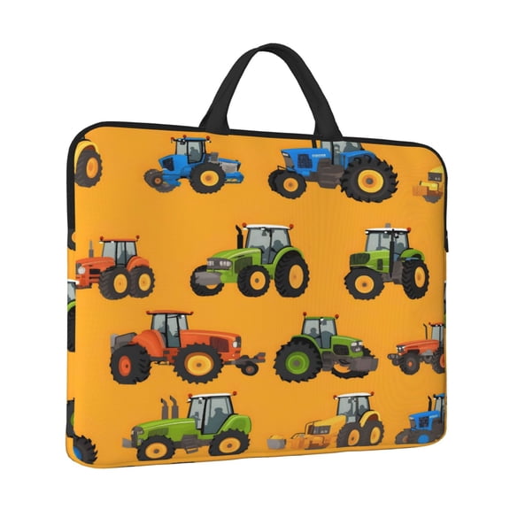 Laptop Sleeve Bag For Women Men 14inch Waterproof Durable Protective Computer Carrying Cover Handle Laptop Case Bag Tractor-Trailer Truck (2)