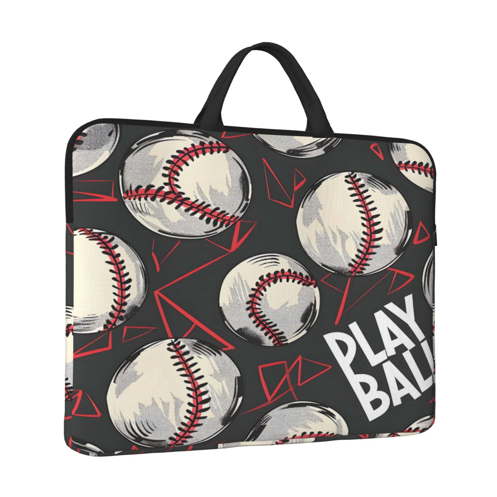 Laptop Sleeve Bag For Women Men 14inch Waterproof Durable Protective Computer Carrying Cover Handle Laptop Case Bag Baseball Theme Urban Street Sport Style (3)