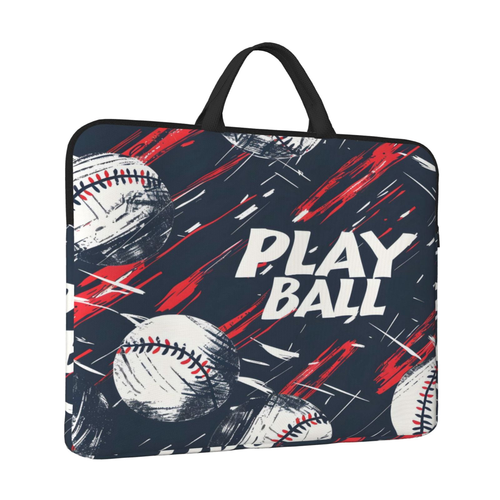 Laptop Sleeve Bag For Women Men 14inch Waterproof Durable Protective Computer Carrying Cover Handle Laptop Case Bag Baseball Theme Urban Street Sport Style (4)