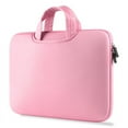 thumbnail image 1 of Laptop Sleeve Carrying Case Compatible with 15.6 Inch Notebook Computer Handbag Waterproof Laptop Bag T Cloth Vertical Case with Pocket Ultrabook Handbag Tablet Briefcase,Pink, 1 of 7