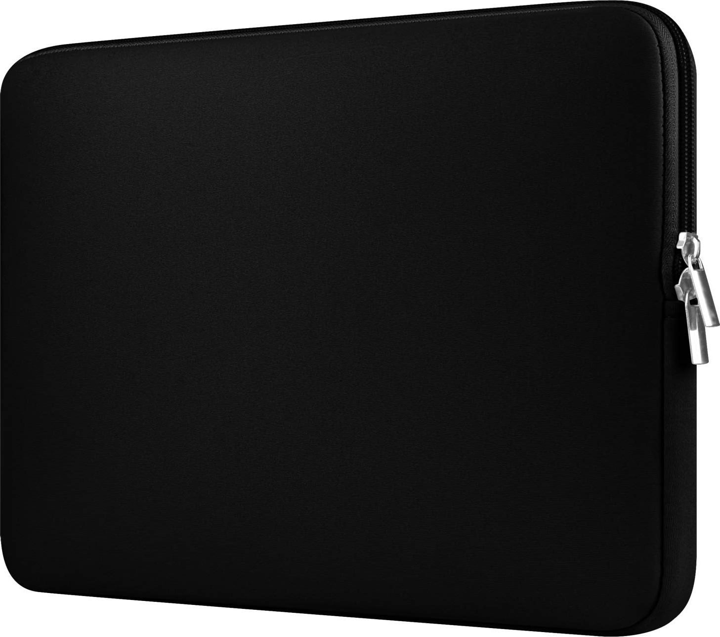 Laptop Sleeve Case 13-14 Inch, Slim Carrying Bag for Laptops, Protective Sleeve with Zipper for Travel and Daily Use, Black