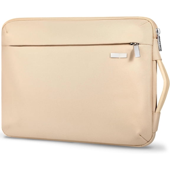 Laptop Sleeve Case 15.6 16 Inch with Handle, 360? Protective  Slim Computer Bag Cover Compatible with MacBook Pro M2/M3/M4 16,    Yoga ThinkPad  Laptop, Beige