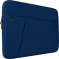 thumbnail image 1 of Laptop Sleeve Case 15.6 inch, Durable Shockproof Protective Computer Carrying Cover with Front Pocket, Briefcase Handbags Laptop Bag for 15.6 inch HP, Dell, Acer, Asus, Notebook, Blue, 1 of 14