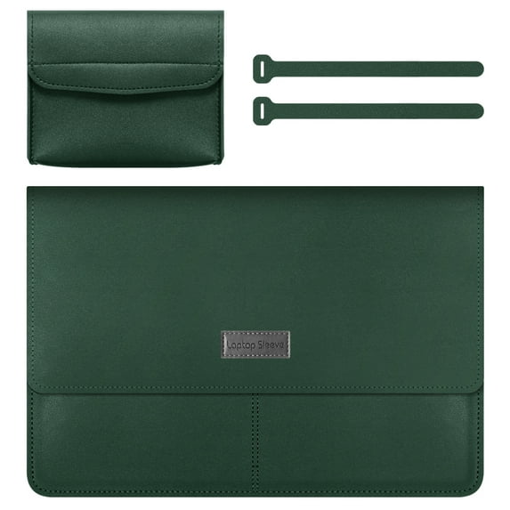 Laptop Sleeve Case for MacBook Air 11 13 11.6 12 13.3 Retina Mac Book Pro 14 15.4 16 Inch 2022 M2 M3 M1 Folio Bag Carrying Cover (green,15 - 16.1 inch)