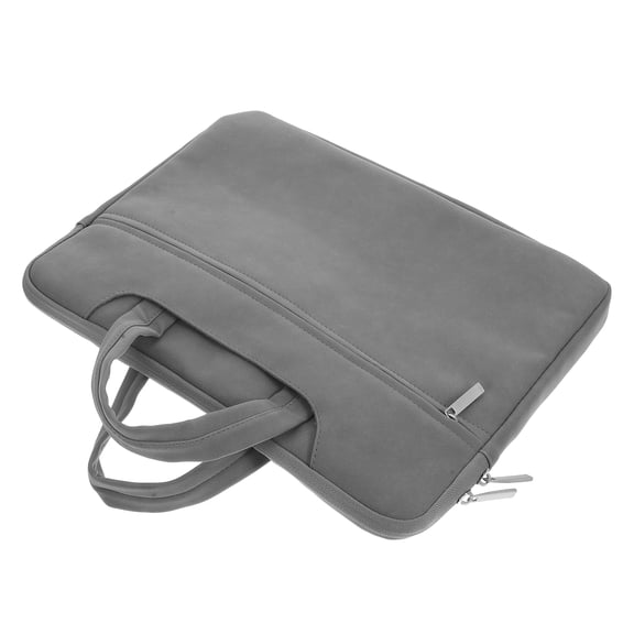 WHAMVOX Laptop Sleeve Bag Case Pu Tote Work Bag with Handle Travel Carrying Case for Teacher Computer Business Office College