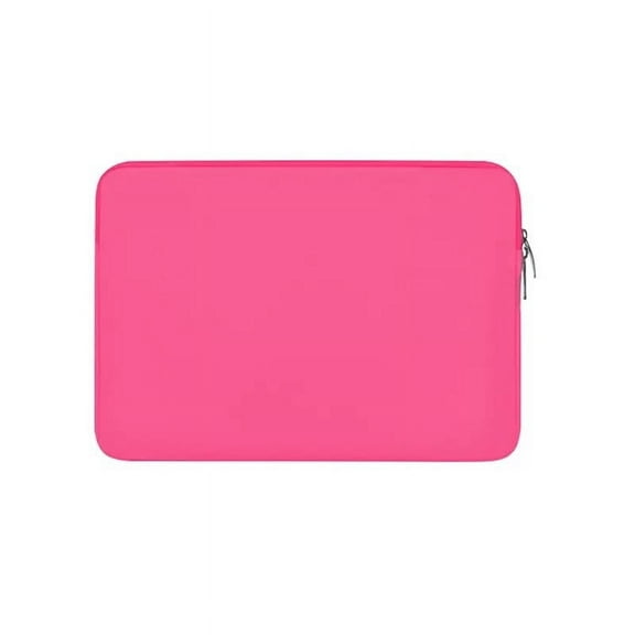 Laptop Sleeve Case Protective, Soft Padded Zipper Cover Carrying Computer Bag, Compatible with 14" Notebook Tablet Ultrabook Hot Pink