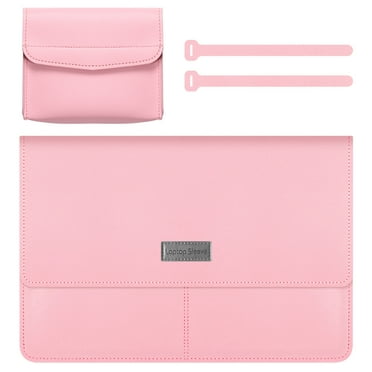 Laptop Sleeve Case for MacBook Air 11 13 11.6 12 13.3 Retina Mac Book Pro 14 15.4 16 Inch 2022 M2 M3 M1 Folio Bag Carrying Cover (Pink,13 -14 inch)