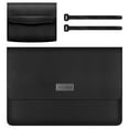 thumbnail image 1 of Laptop Sleeve Case for MacBook Air 11 13 11.6 12 13.3 Retina Mac Book Pro 14 15.4 16 Inch 2022 M2 M3 M1 Folio Bag Carrying Cover (black,11 - 12 inch), 1 of 7