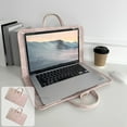 thumbnail image 1 of Laptop Sleeve Case with Handle, Foldable Protective Cover for 13-15 Inch Computers, Portable Carrying Bag for Work, School, Travel (1 Count), 1 of 6
