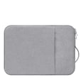 thumbnail image 1 of Laptop Sleeve Compatible With MacBook 13 Inch, Notebook, Polyester Vertical Bright Fabric Watercolor Bag With Pocket light grey, 1 of 1
