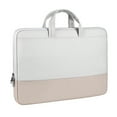 thumbnail image 1 of Laptop Sleeve Computer Protective Case Cover Handle Briefcase Bag Waterproof, Shock Resistant, Soft Lining Padded - khaki, 1 of 5