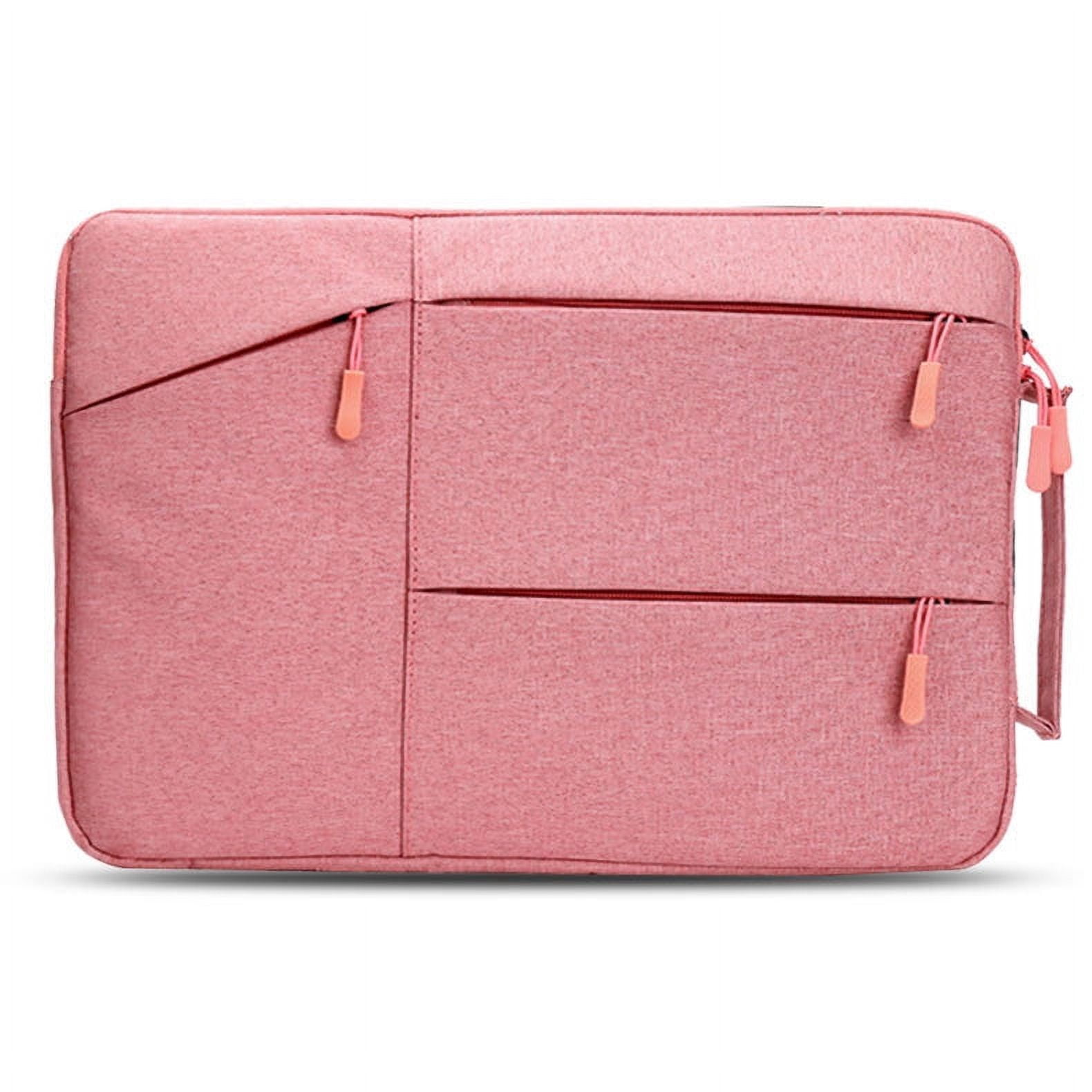 NOBRAND Unisex Waterproof Nylon 15.6-16 Inch Laptop Sleeve Handbag Case, Pink