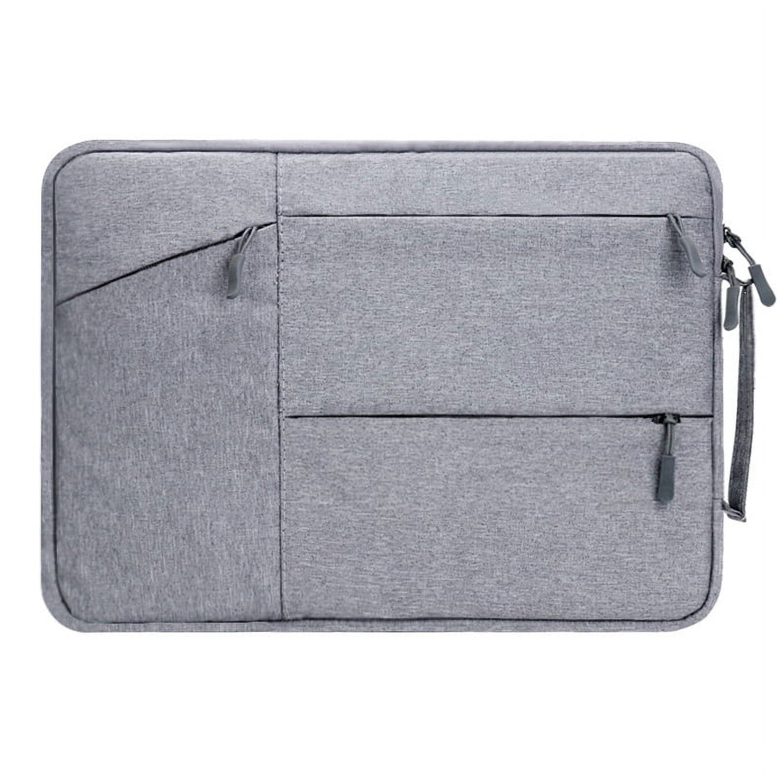 NOBRAND Unisex Waterproof Nylon Fabric 12-16 Inch Laptop Sleeve Handbag Case, Gray