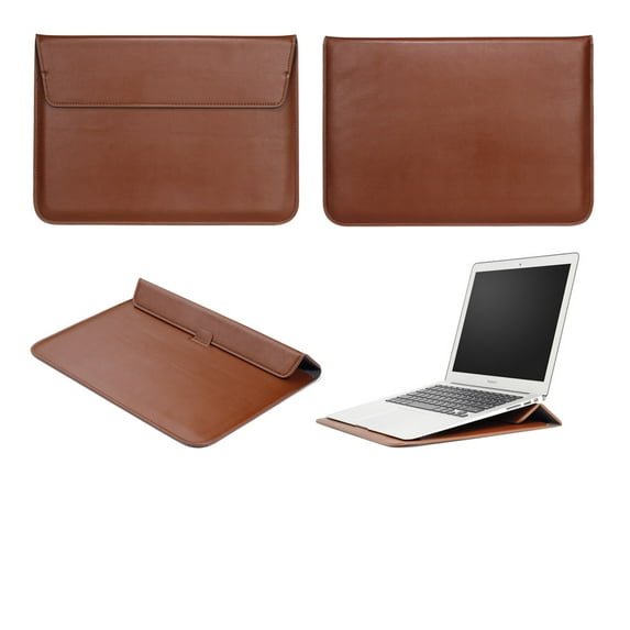 Laptop Sleeve for MacBook 11 13 14 15 16 Inch for M1 M2 Chip Compatible with 2337 2338 2941 PU Envelope Bag Laptop Accessories (Brown,11 Inch)