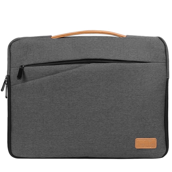 Laptop Sleeve with Handle & Accessory Pocket – Slim Protective Case for 13–15.6 Inch Laptops, Travel Organizer Bag