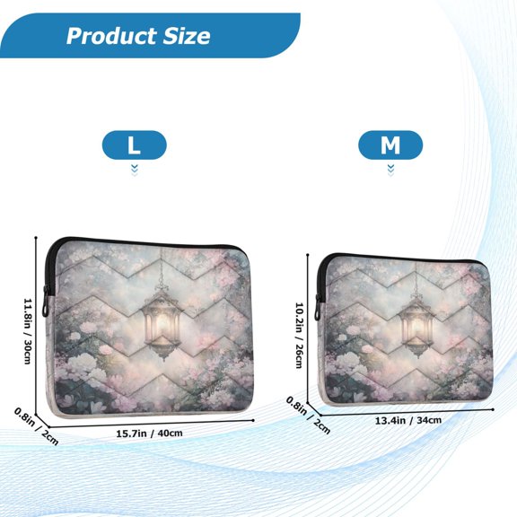 YAZAOO Laptop Sleeves Simplicity Creative Pattern Slim and Light YAZAOO Laptop Bag Style No.395596085