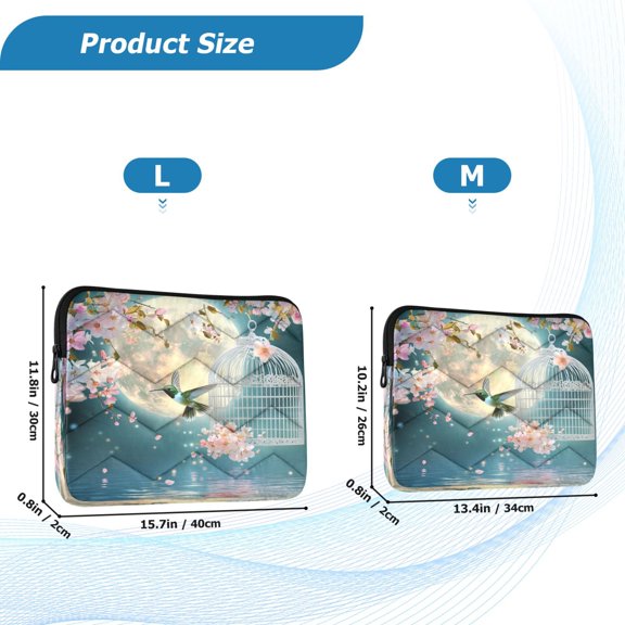 Laptop Sleeves Simplicity Creative Pattern Slim and Light Laptop Bag Style No.395621706