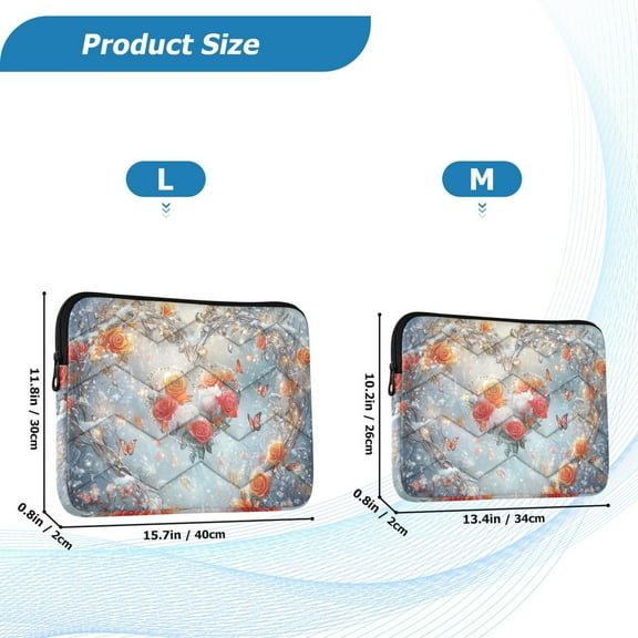 Laptop Sleeves Simplicity Creative Pattern Slim and Light Laptop Bag Style No.395640039