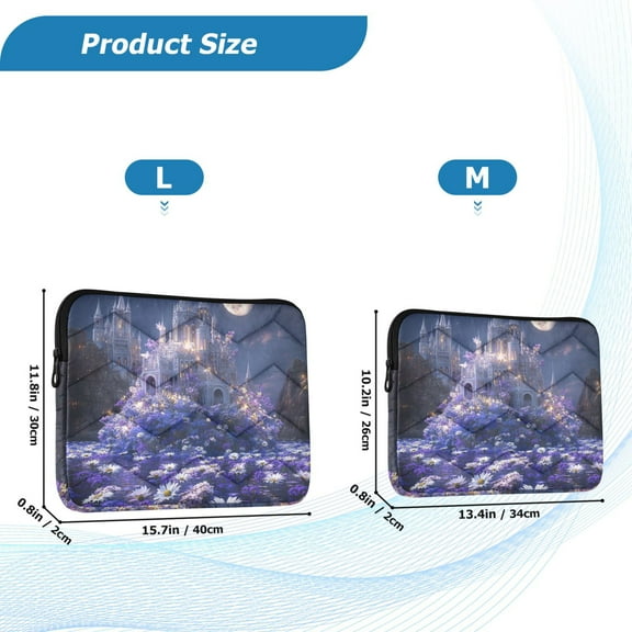 YAZAOO Laptop Sleeves Simplicity Creative Pattern Slim and Light YAZAOO Laptop Bag Style No.395641462