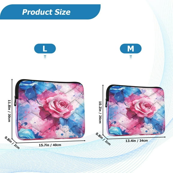 Laptop Sleeves Simplicity Creative Pattern Slim and Light Laptop Bag Style No.395599036