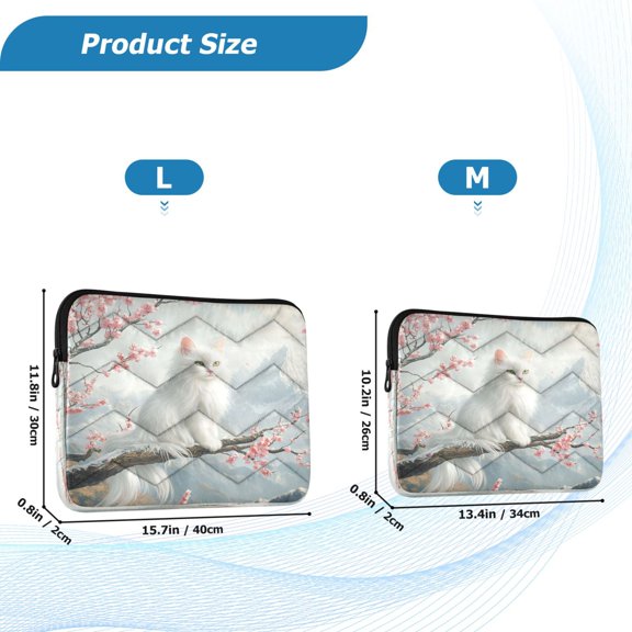 YAZAOO Laptop Sleeves Simplicity Creative Pattern Slim and Light YAZAOO Laptop Bag Style No.395599374