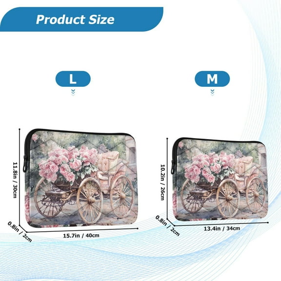 YAZAOO Laptop Sleeves Simplicity Creative Pattern Slim and Light YAZAOO Laptop Bag Style No.395645539