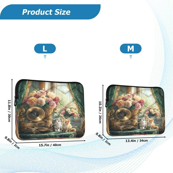 Laptop Sleeves Simplicity Creative Pattern Slim and Light Laptop Bag Style No.395623111