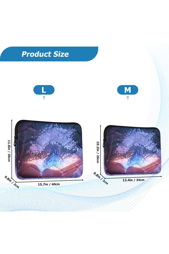 YAZAOO Laptop Sleeves Simplicity Creative Pattern Slim and Light YAZAOO Laptop Bag Style No.395606521