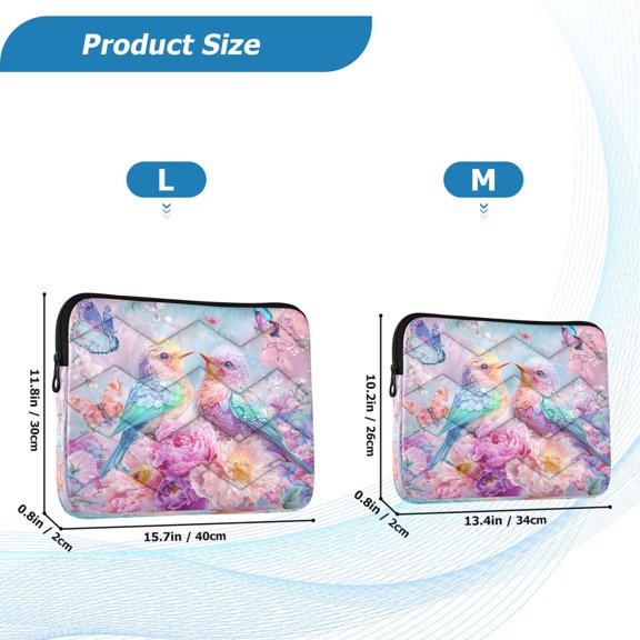 YAZAOO Laptop Sleeves Simplicity Creative Pattern Slim and Light YAZAOO Laptop Bag Style No.395597009