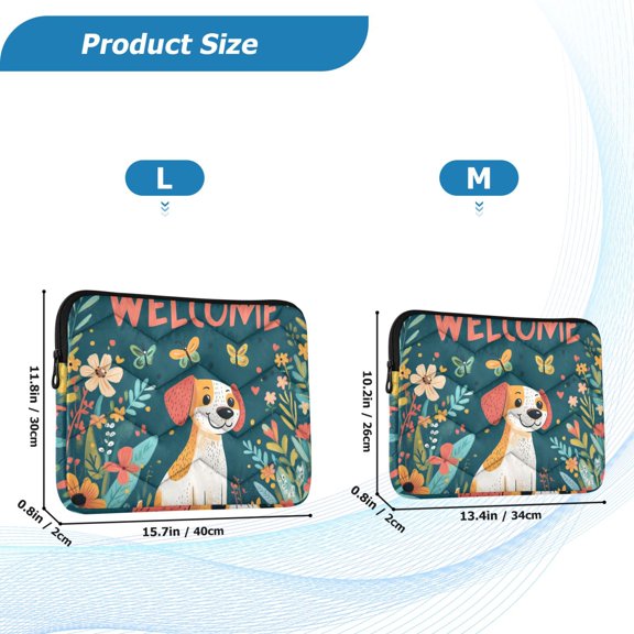 YAZAOO Laptop Sleeves Simplicity Creative Pattern Slim and Light YAZAOO Laptop Bag Style No.395645782