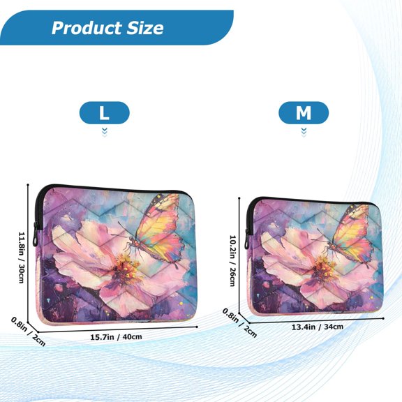 Laptop Sleeves Simplicity Creative Pattern Slim and Light Laptop Bag Style No.395636058