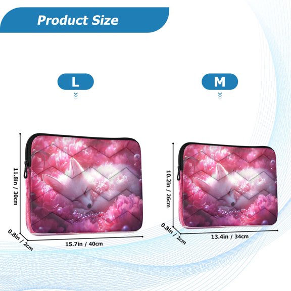 YAZAOO Laptop Sleeves Simplicity Creative Pattern Slim and Light YAZAOO Laptop Bag Style No.395607213