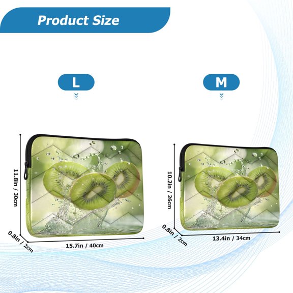 YAZAOO Laptop Sleeves Simplicity Creative Pattern Slim and Light YAZAOO Laptop Bag Style No.395628214