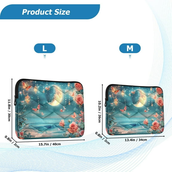 YAZAOO Laptop Sleeves Simplicity Creative Pattern Slim and Light YAZAOO Laptop Bag Style No.395642449