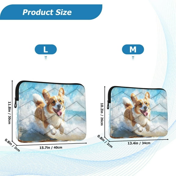 YAZAOO Laptop Sleeves Simplicity Creative Pattern Slim and Light YAZAOO Laptop Bag Style No.395605654