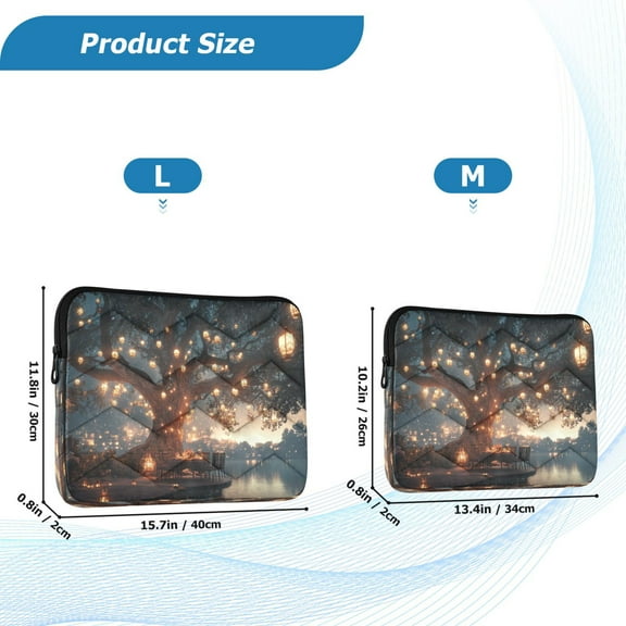 YAZAOO Laptop Sleeves Simplicity Creative Pattern Slim and Light YAZAOO Laptop Bag Style No.395615647