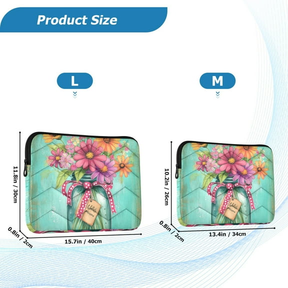 YAZAOO Laptop Sleeves Simplicity Creative Pattern Slim and Light YAZAOO Laptop Bag Style No.395645866