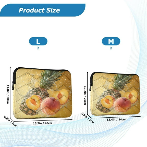 YAZAOO Laptop Sleeves Simplicity Creative Pattern Slim and Light YAZAOO Laptop Bag Style No.395627322